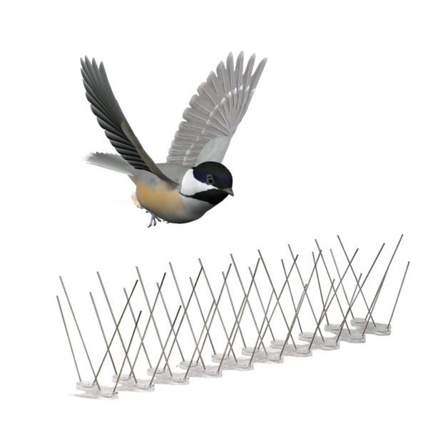 GKPC-27: Stainless steel PC base bird deterrent spike