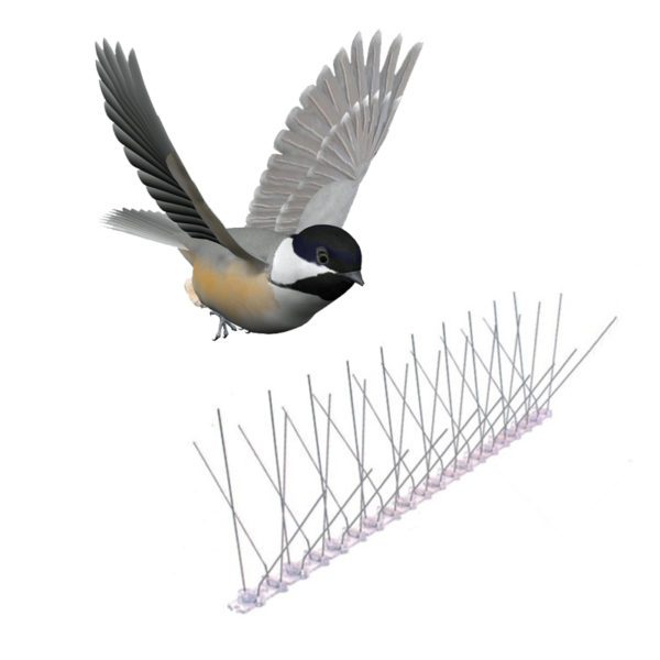 GKPC-67: Garden fence UV deterrent plastic bird wall spikes