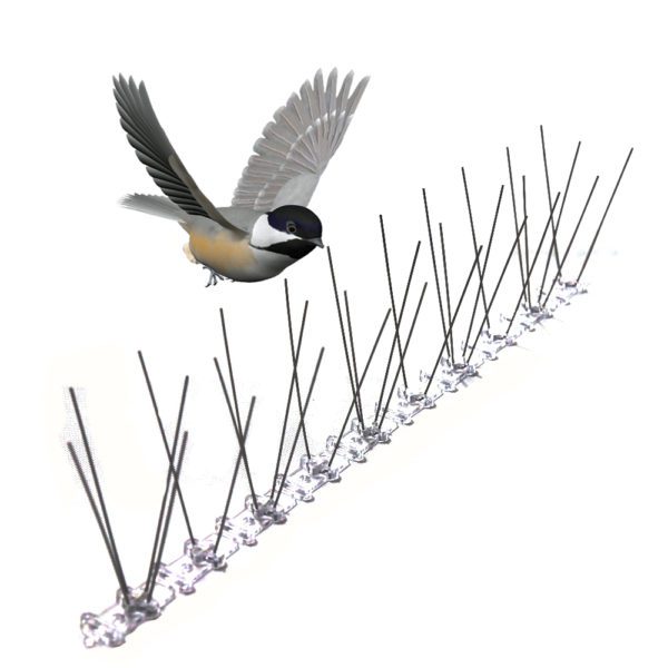 GKPC-54:  3 Rows waterproof ultrasonic pest chaser solar animal repeller spikes